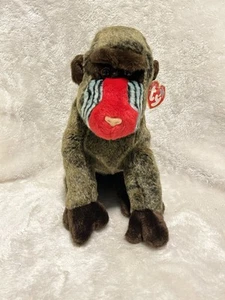 Beanie Baby Guance Baboon 12 Pollici TY The Beanie Buddies Collezione 2001 - Foto 1 di 13