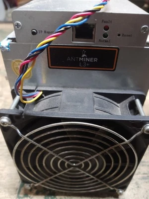 Antminer L3+ (Plus) 504 MH/s Scrypt ASIC miner. DOGE/LITECOIN Crypto - Image 1 of 4