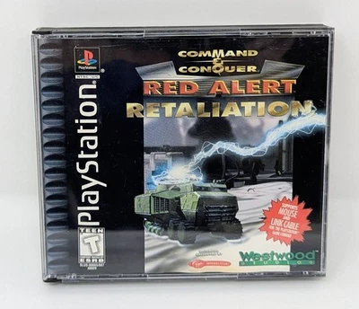 Command & Conquer: Red Alert Retaliation (Sony PlayStation 1 PS1, 1998) w/ Case! - Image 1 of 4