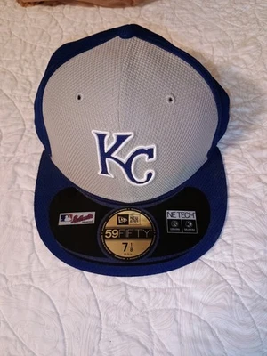 Official Kansas City Royals New Era MLB Fitted Hat Authentic Collection - Image 1 of 3