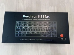 Keychron K3 Max Jis Gray Abs Keycaps Low Profile Wireless Mechanical Keyboard - Picture 1 of 4