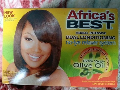 Africa's Best Herbal Intensive Dual Conditioning No-Lye Relaxer Women's Beauty  - Image 1 of 4