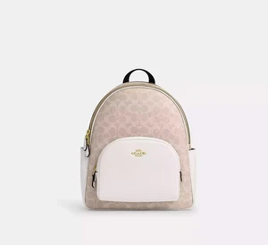 Neu mit Etikett Coach Court Rucksack aus blockiertem charakteristischem Canvas/CZ176 brandneu - Bild 1 von 4