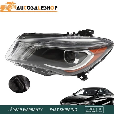 Fit For 2014-2016 Mercedes-Benz CLA200 CLA250 Xenon Headlight Assembly Left Side - Imagem 1 de 4
