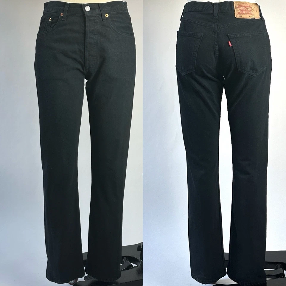 Levi’s 6501 vintage años 90 hecho en Francia teñido negro 29 x30 (etiquetado 31x32) Foto 1 de 4