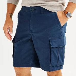 Sonoma Goods For Life® 10" Flexwear marineblaue Cargoshorts für Herren 34" Taille – brandneu - Bild 1 von 7