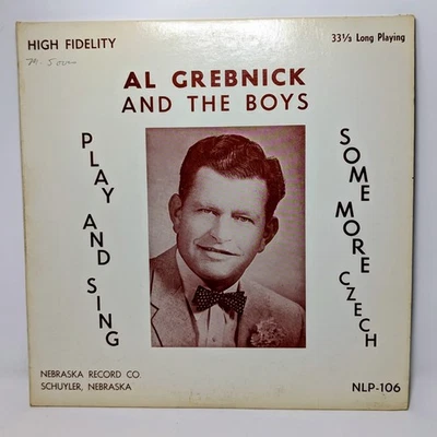 LP Al Grebnick And The Boys Play And Sing Some More Czech NLP-106 - Image 1 of 4