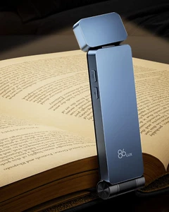 Book Light, Rechargeable Clip-On LED Reading Light for Bed & Night Use - 3 Color - Picture 1 of 12