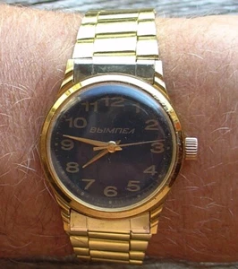 Reloj Poljot Para Hombres WYMPEL (VYMPEL) Soviético Ruso Raro De Colección Reparado - Imagen 1 de 16