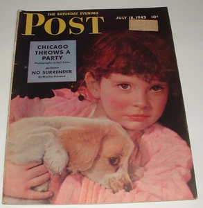 Vintage - July 18, 1942 Saturday Evening Post Magazine - Paul Hesse - Picture 1 of 9