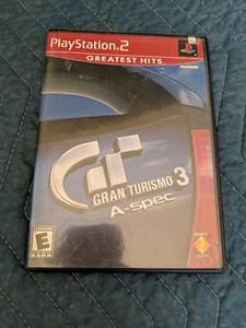 Gran Turismo 3 A-spec Red (PlayStation 2, 2002) PS2 CIB Complete with Manual - Picture 1 of 9