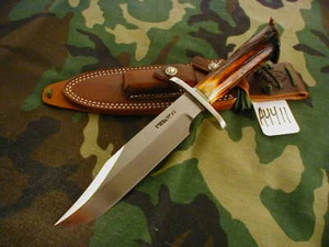 RANDALL KNIFE KNIVES #14-7 1/2",CDT,SS,BC,NSDFCH,BL-AL.S,DYED CROWN STAG- #A4411 - Picture 1 of 1