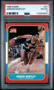 1986 FLEER #21 ADRIAN DANTLEY PSA 4 - Picture 1 of 2