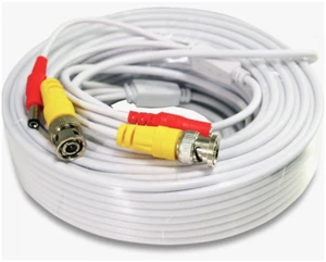 100ft CCTV Security Camera Cable CCTV Video Power Wire BNC RCA Cord DVR Lot WT - Picture 1 of 3