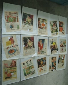 Restposten 15 Vintage 1950er Batchelors Lebensmittelmagazin Anzeigen - Bild 1 von 8