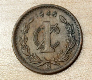 1946 Mexico 1 Centavo  - Picture 1 of 2