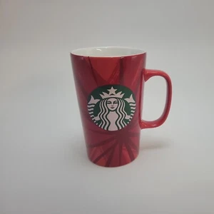 Starbucks Mug Tall Red Christmas 2014 Holiday Ornaments 16 oz Coffee Cup - Picture 1 of 7