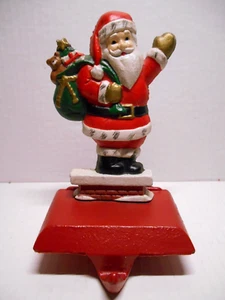 MIDWEST CANNON FALLS Gusseisen SANTA CHIMNEY Weihnachten Strumpf Halter Mantel - Bild 1 von 5