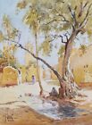 René Leverd Watercolor French Drawing Oil Painting Art Orientalist View Scene