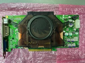 LEADTEK Winfast A400 LE TDH 128MB GeForce6800 LE AGP Grafikkarte Retro Gaming - Afbeelding 1 van 6