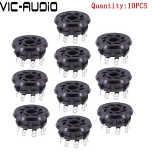 10PCS K8A 8Pin Tube Socket For 6SN7 6SL7 KT88 6L6 6V6 GZ34 EL34 Audio AMP HIFI - Picture 1 of 6