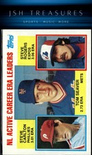 1984  Topps #708 ERA Leaders (Tom Seaver / Steve Carlton / Steve Rogers)