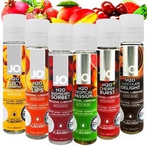 System JO H2O Flavors lubricant * Water based lube * Massage * 14 flavours 30ml - Picture 1 of 15