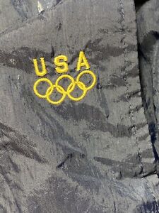 Vintage Atlanta Olympics windbreaker pants blue 1996 JC Penny Size Medium