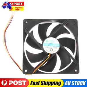 2Pcs 120mm 120x25mm 12V 3Pin DC Brushless PC Computer Case Cooling Fan - Picture 1 of 3