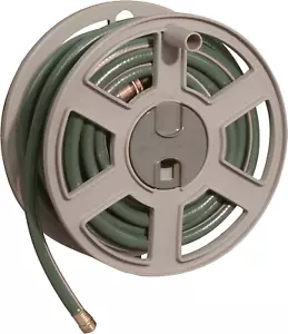 Suncast Sidetracker Gartenschlauch 100 Fuß Wandmontage Tracker mit abnehmbarer Rolle - Bild 1 von 12