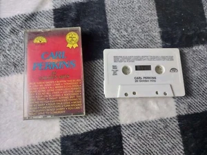 CARL PERKINS 20 GOLDEN HITS Blue Suede Shoes Boppin' The Blues CASSETTE - Picture 1 of 2