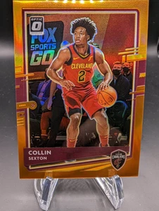 Collin Sexton, 2020-21 Panini Donruss Optic Basketball, Orange COLOR MATCH #/199 - Picture 1 of 3