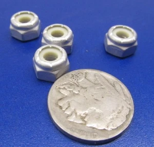 Nylon Insert Lock Nut, Aluminum, 10-32 Threads 15/64h , 75 Pcs - Picture 1 of 11