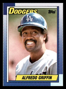 1990 Topps Alfredo Griffin  Los Angeles Dodgers #643 Centered Mint Baseball Card - Picture 1 of 2