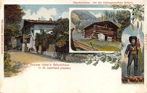 A1366) ANDREAS HOFER'S GEBURTSHAUS IN ST LEONHARD PASSEIRE BOLZANO VIAGGIATA. - Picture 1 of 2
