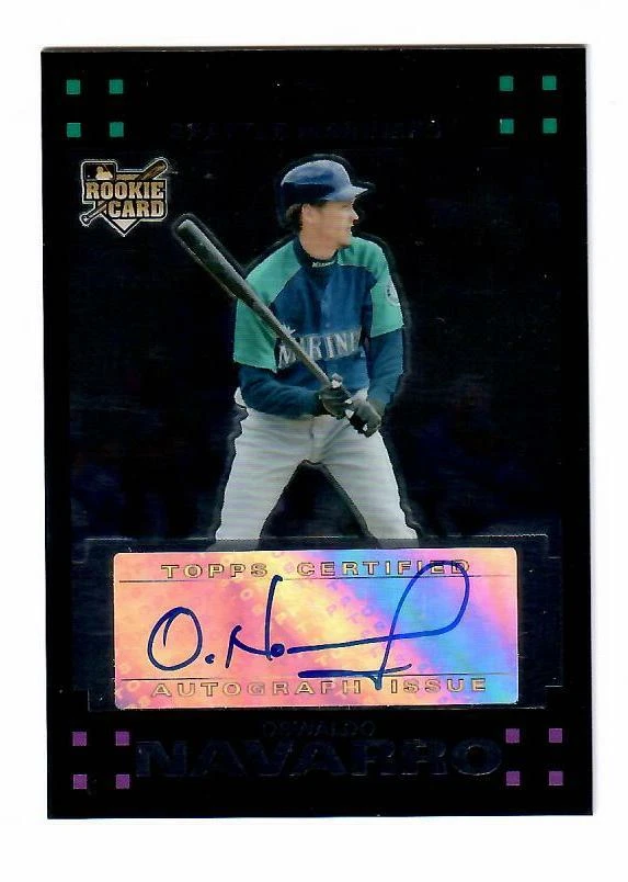 2007 Topps Chrome Oswaldo Navarro Auto #363 - Image 1 of 1