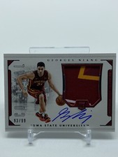 2016 Panini National Treasures George Niang Colossal Rookie Patch Auto 93/99