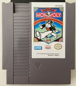 NES Monopoly Authentic Tested Nintendo Entertainment System 1991
