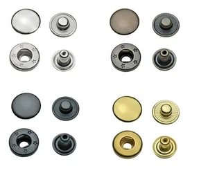 MUELLE S Botones VT2/10mm, Latón, Inoxidable, Botón ,Press-Studs, para Prensa - Foto 1 di 5