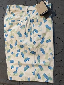 NIKE GOLF STANDARD DRI FIT BEIGE GRAU KNOCHEN + GRÜN BLAU SHORTS GRÖSSE 34 HERREN $ 85 - Bild 1 von 5