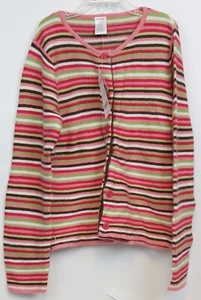 NWT 2005 Gymboree Tyrolean Lure Sweater sz 12 Knitted Cardigan Striped - Picture 1 of 5