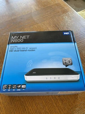 WD N600 Router  300+300 Wi-Fi Speed HD dual-band Router - $30.00 - Image 1 of 4