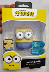Universal powersquad bob 3-in-1 retractable USB charging cable minions - Picture 1 of 7