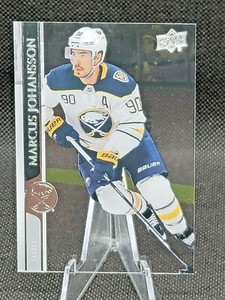 2020-2021 Upper Deck Clearcut Acetate Marcus Johansson Buffalo Sabers #23