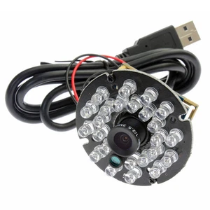720P 24 Leds IR USB Camera Module OV9712 Audio 2.8MM Lens Webcamera For Android - Picture 1 of 12