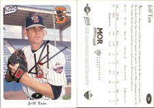 Jeff Tam Signed 1996 Best Binghamton Mets #26 Card Binghamton Mets Auto AU