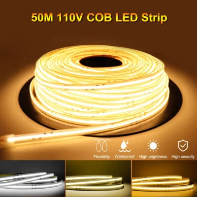 AC 110V COB LED Strip Rope Light For Home Garden Commercial Building Lighting - Image 1 of 4
