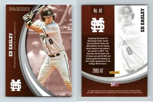 Ed Easley #40 Mississippi State Bulldogs Collegiate 2016 Panini Trading Card - Picture 1 of 1