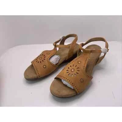 gloria vanderbilt 6.5m sandal gv-kora sundew summer beach casual brown - Image 1 of 4