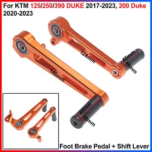 For KTM 125/250/390 DUKE 17-23, 200 Duke 20-23 - Foot Brake Pedal + Shift Lever - Picture 1 of 8
